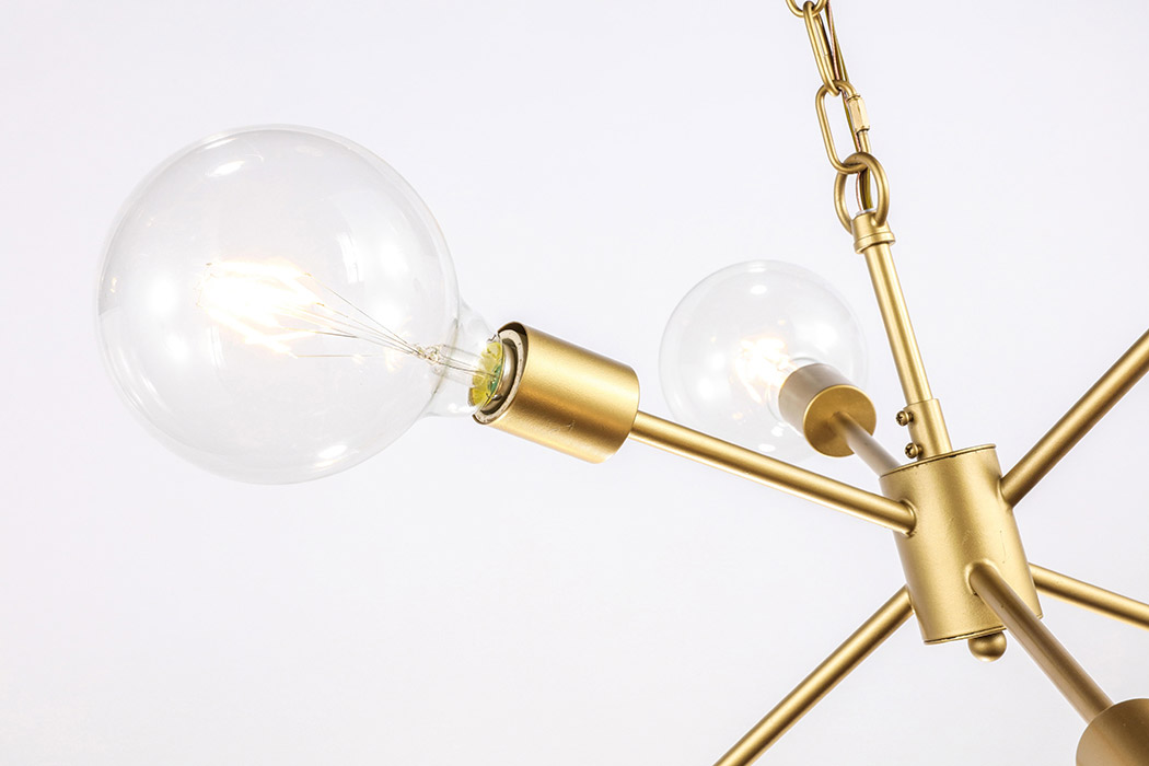 Elegant Pendant Light - Brass (LD5034D16BR)