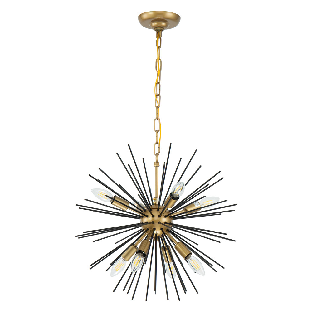 Elegant Pendant Light - Black, L 20" (LD5035D20BK)