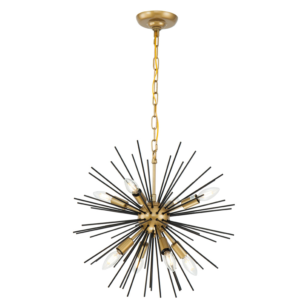 Elegant Pendant Light - Black, L 20" (LD5035D20BK)