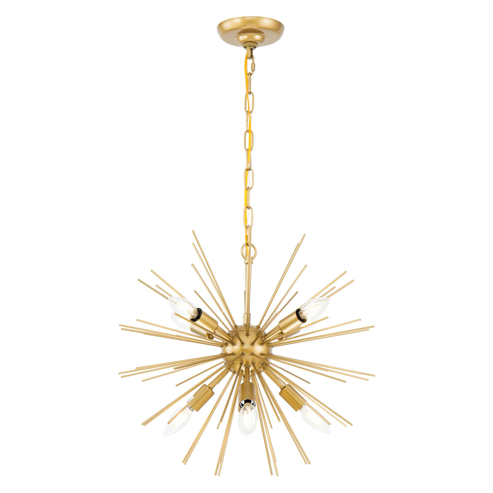 Elegant Pendant Light - Brass, L 20" (LD5036D20BR)