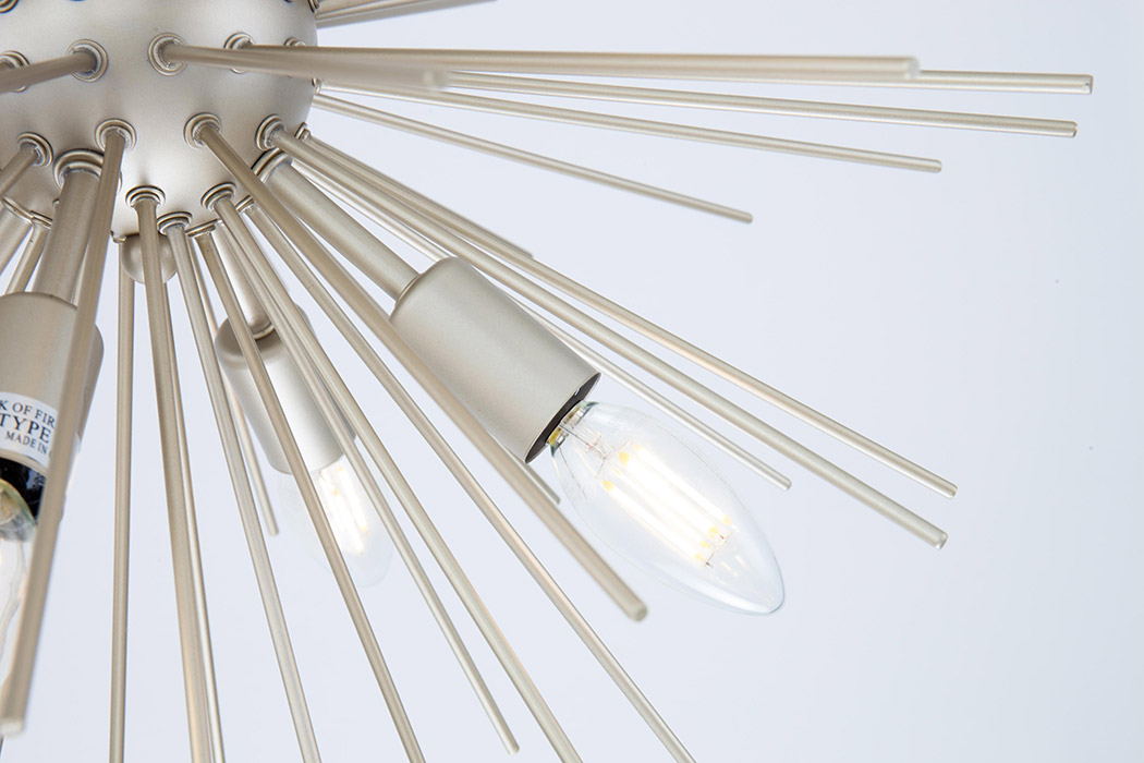 Elegant Pendant Light - Champagne, L 20" (LD5037D20CG)