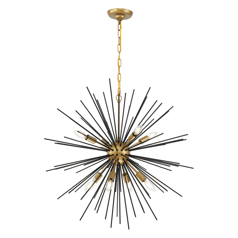 Elegant Pendant Light - Black, L 30" (LD5038D30BK)
