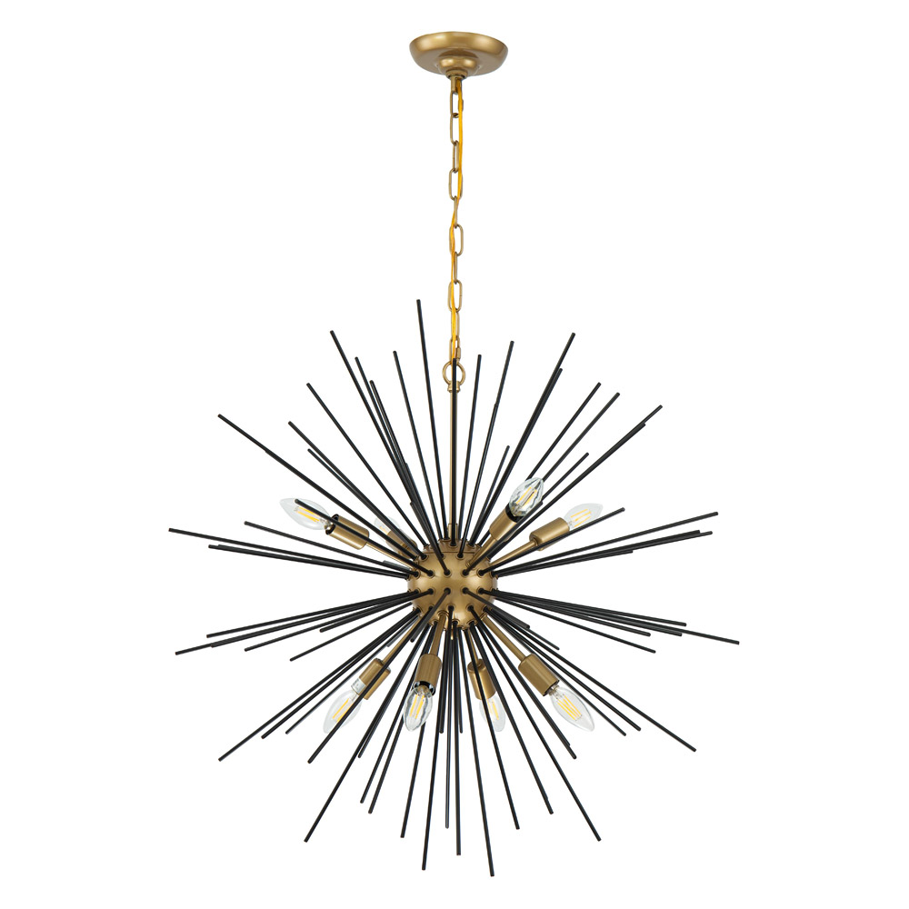 Elegant Pendant Light - Black, L 30" (LD5038D30BK)