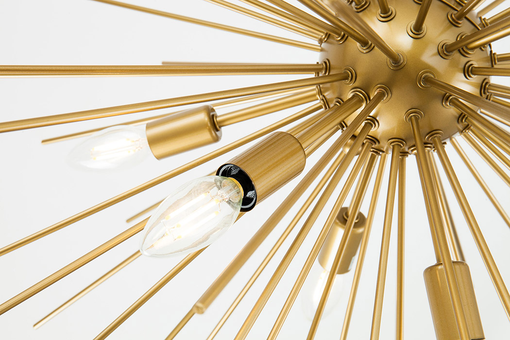 Elegant Pendant Light - Brass, L 30" (LD5039D30BR)
