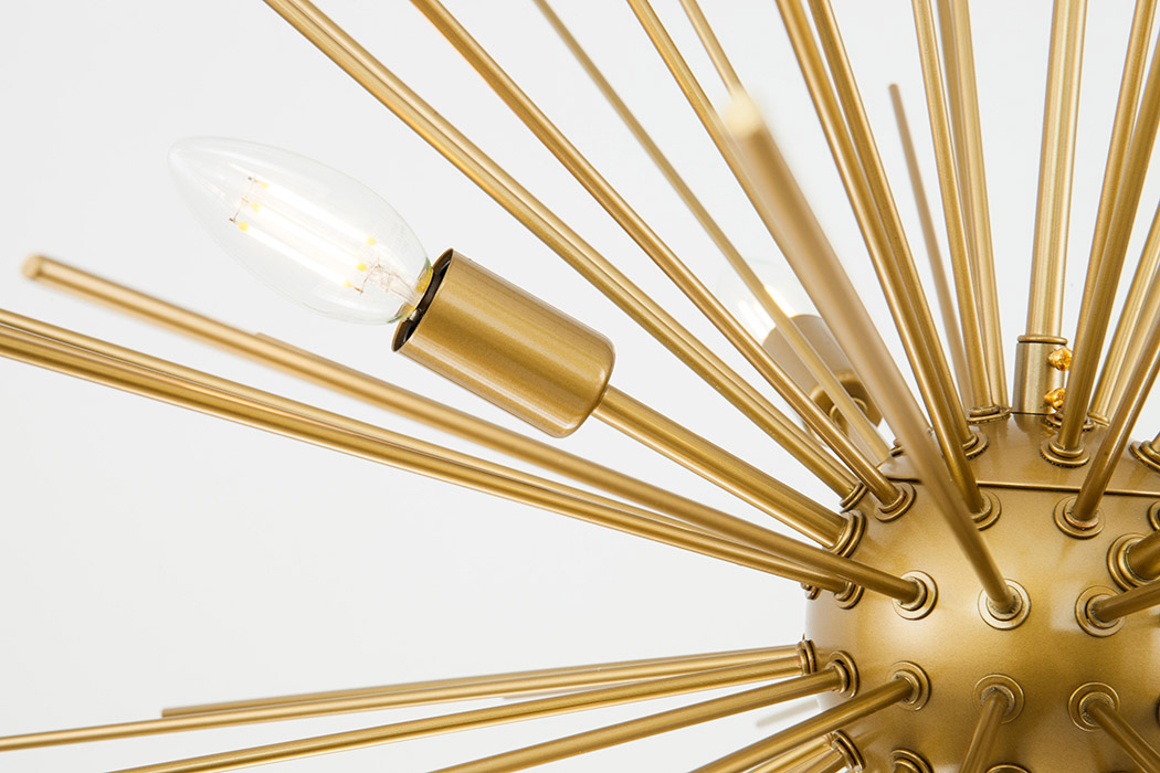 Elegant Pendant Light - Brass, L 30" (LD5039D30BR)
