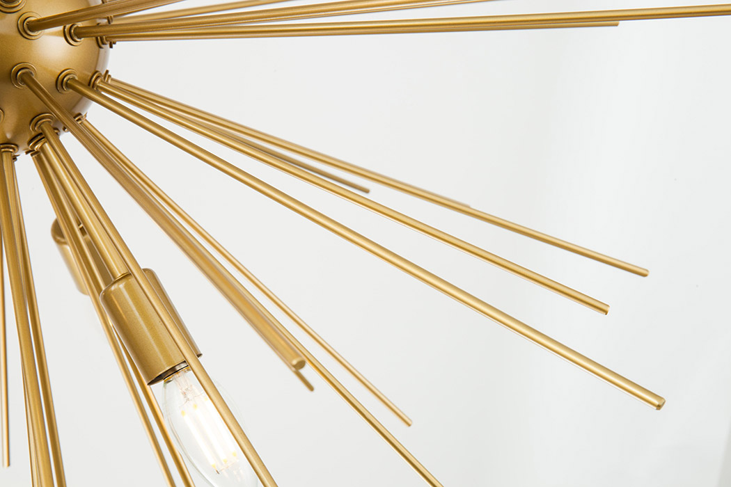 Elegant Pendant Light - Brass, L 30" (LD5039D30BR)