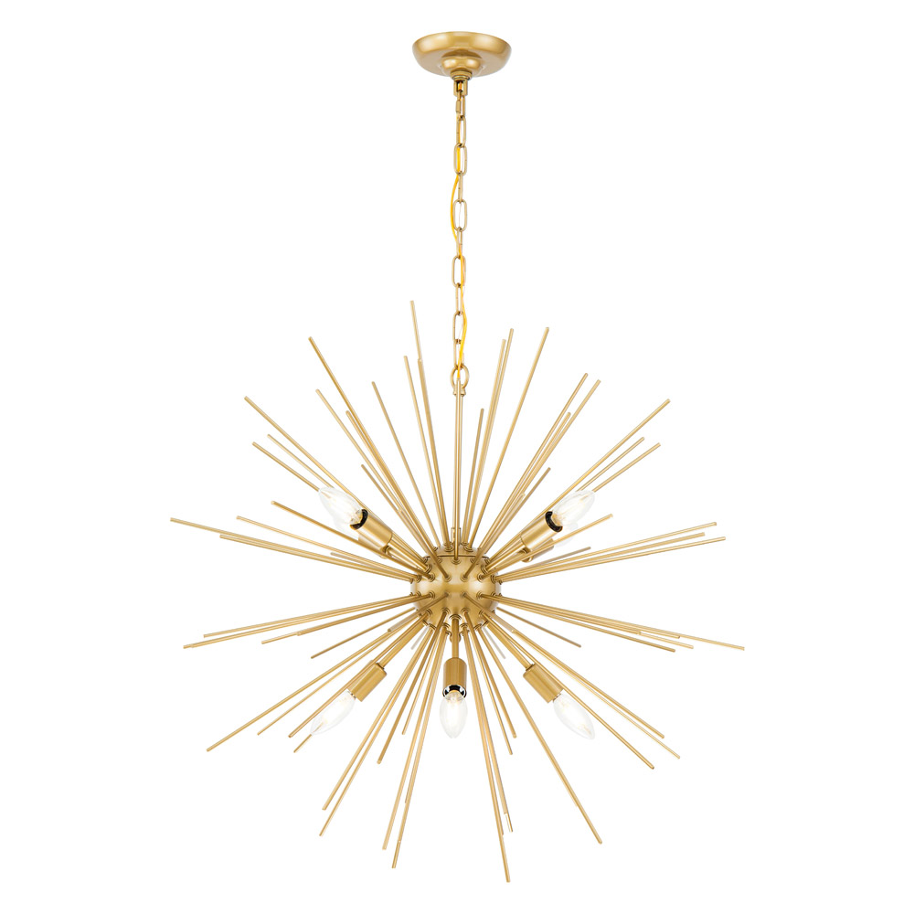 Elegant Pendant Light - Brass, L 30" (LD5039D30BR)