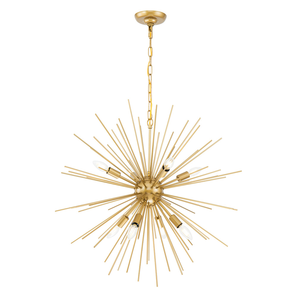 Elegant Pendant Light - Brass, L 30" (LD5039D30BR)