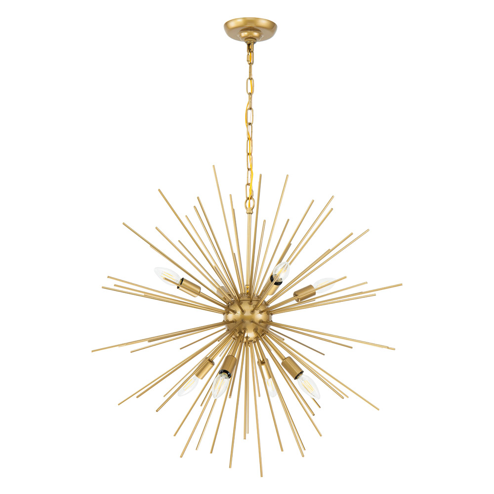 Elegant Pendant Light - Brass, L 30" (LD5039D30BR)