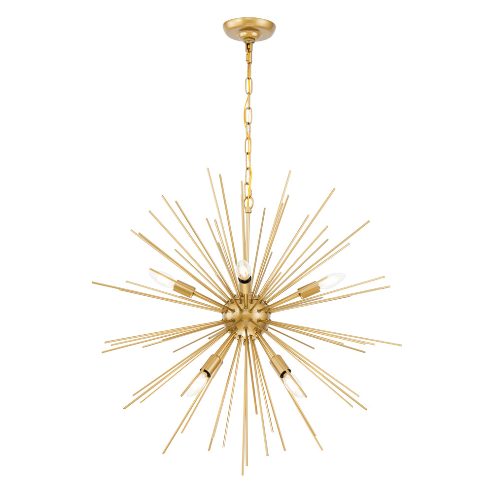 Elegant Pendant Light - Brass, L 30" (LD5039D30BR)