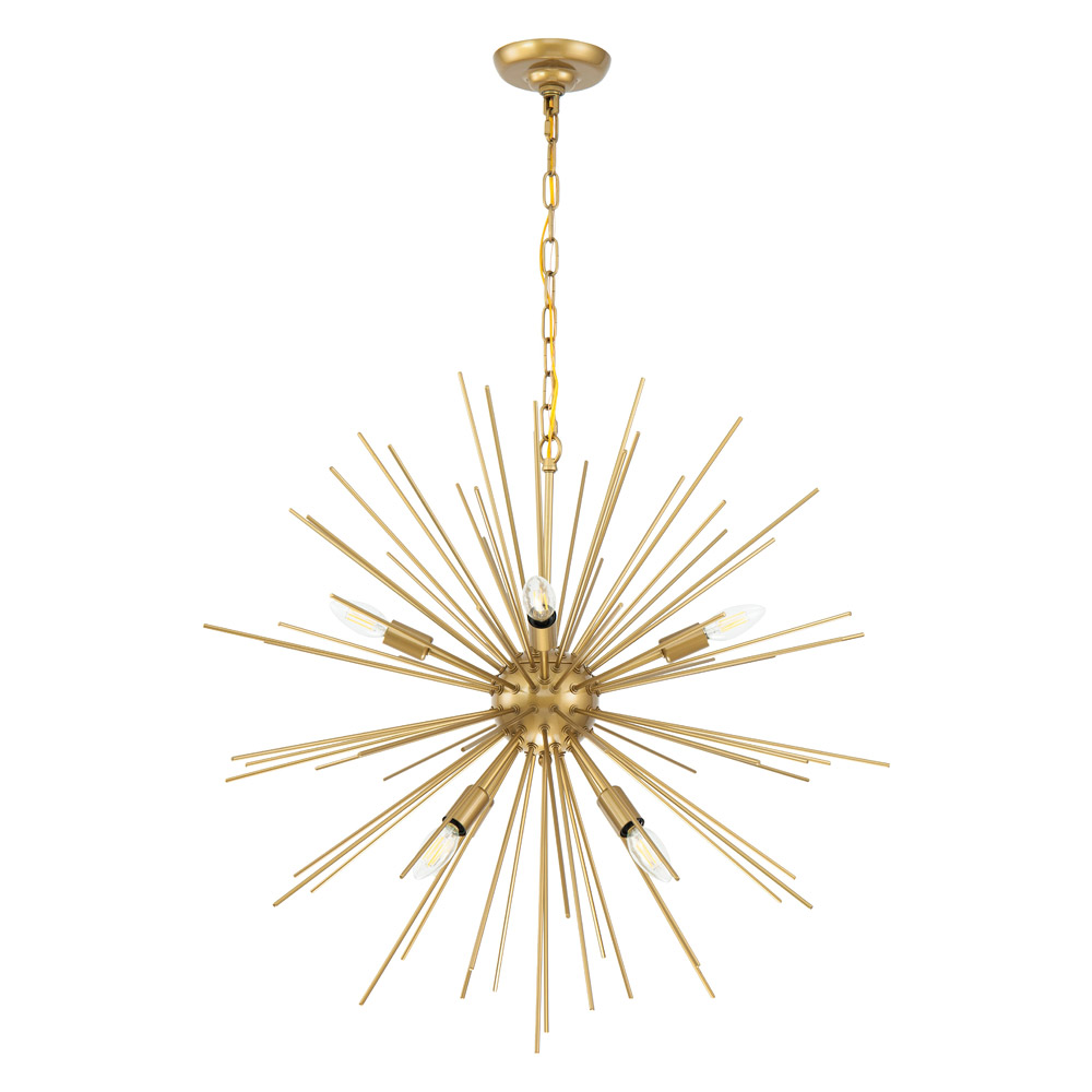 Elegant Pendant Light - Brass, L 30" (LD5039D30BR)