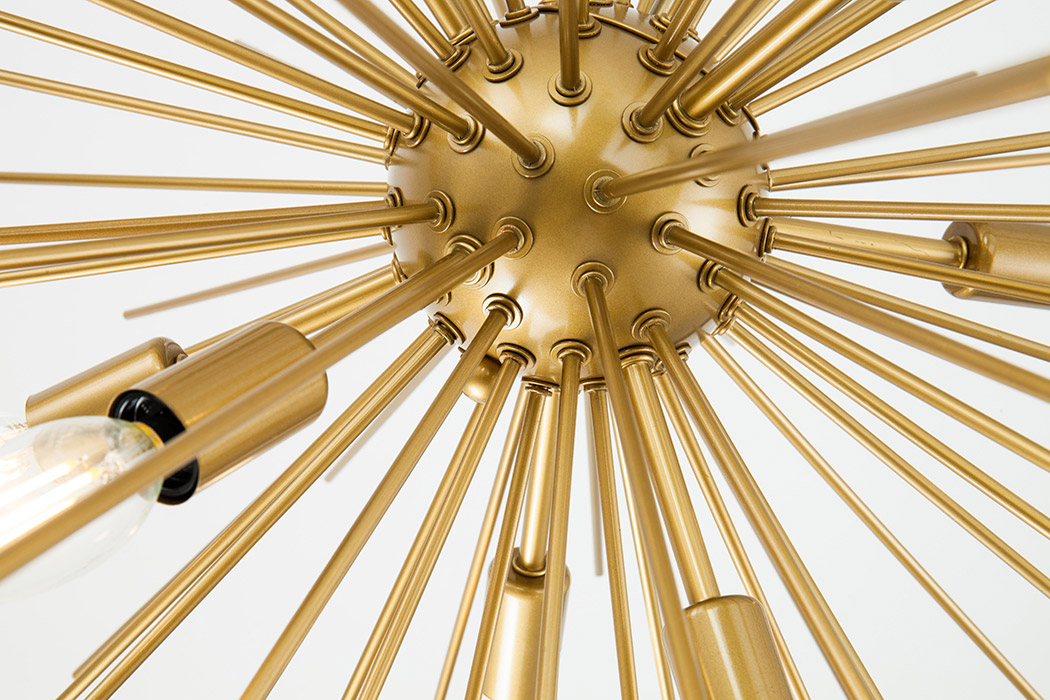 Elegant Pendant Light - Brass, L 30" (LD5039D30BR)