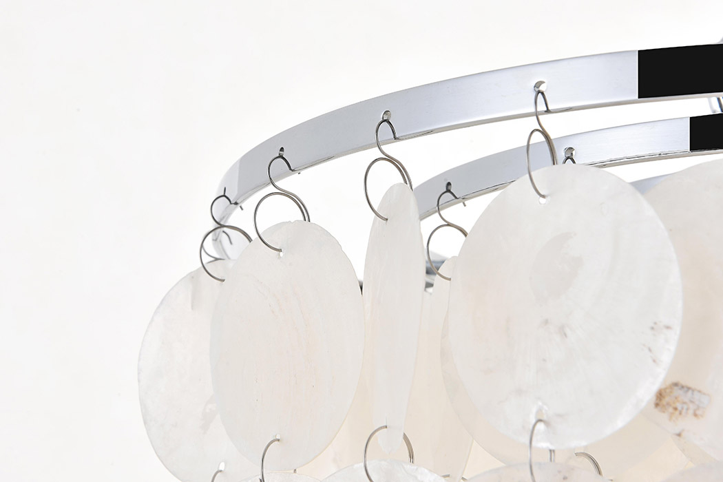 Elegant Selene 1 Light Pendant - Chrome, L 10" (LD5050D10C)