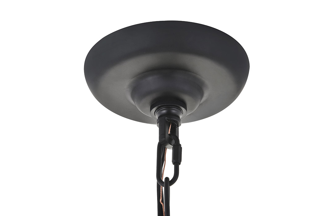 Elegant Selene 1 Light Pendant - Black, L 20" (LD5050D20BK)