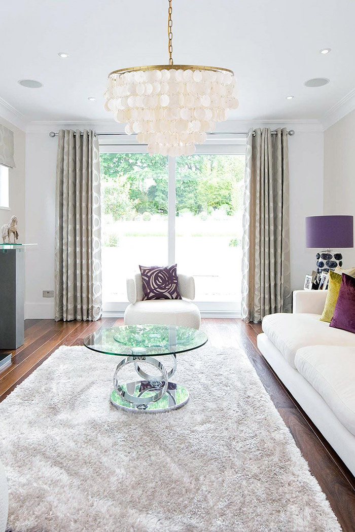 Elegant Selene 1 Light Pendant - Brass, L 24" (LD5050D24BR)