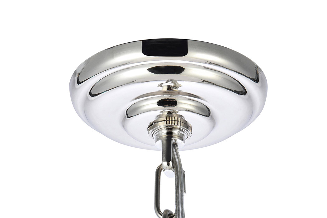 Elegant Rohan Chandelier - Polished Nickel, L 30" (LD5056D30PN)