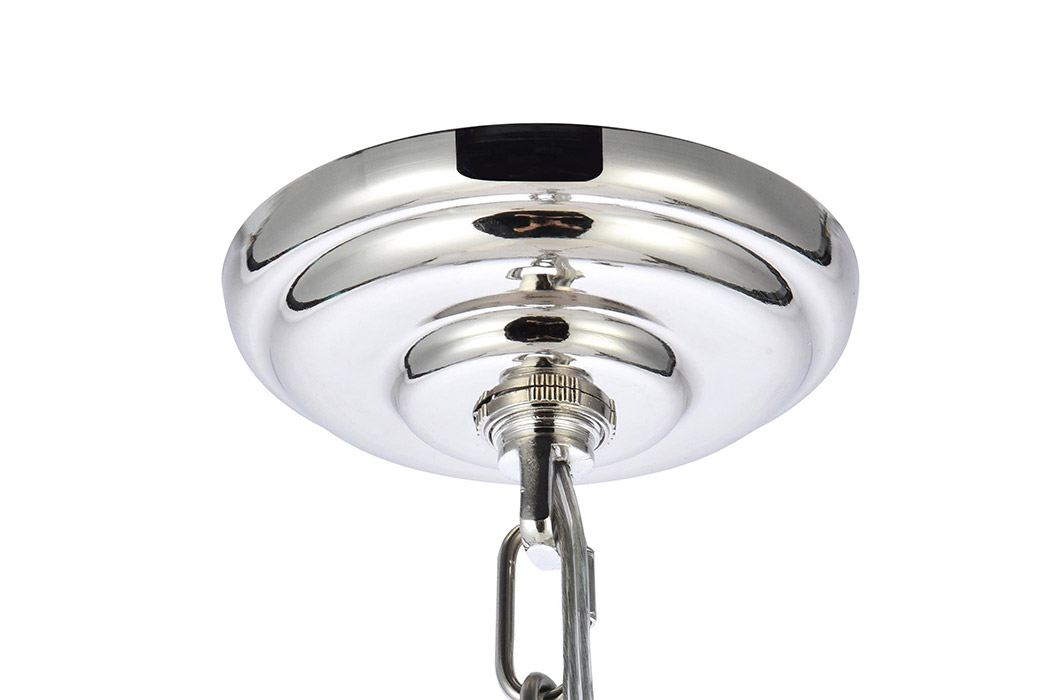 Elegant Rohan Chandelier - Polished Nickel, L 48" (LD5056D48PN)