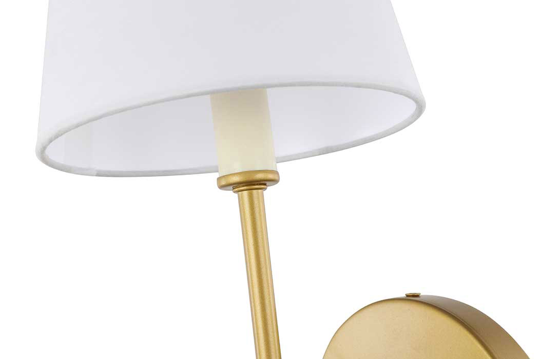 Elegant Mel 1 Light Wall Sconce - Brass, L 5.5" (LD6004W6BR)