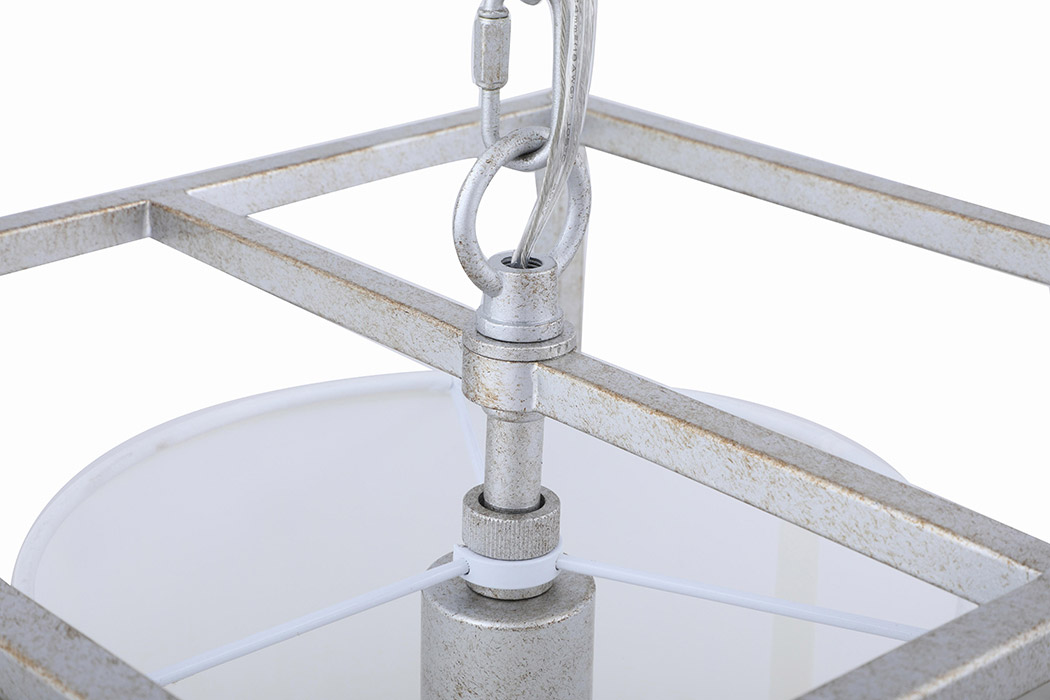 Elegant Pendant Light - Silver, L 12" (LD6005D12S)