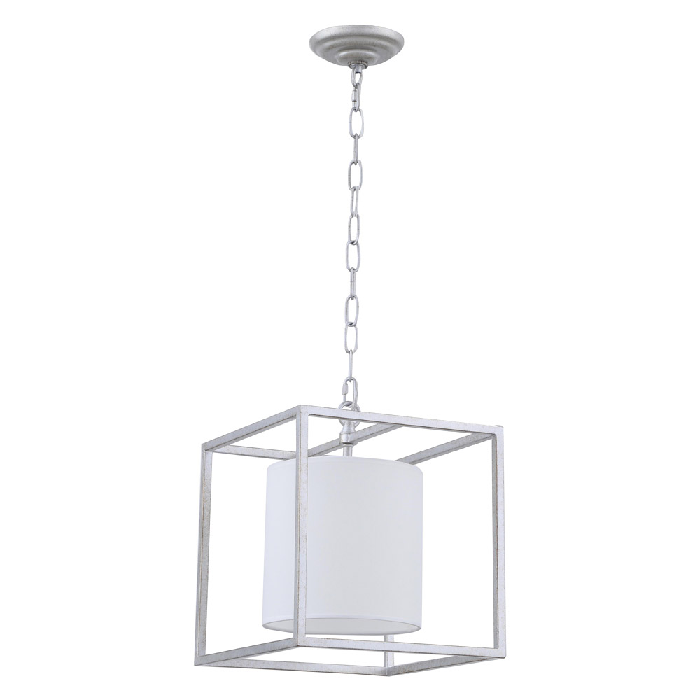 Elegant Pendant Light - Silver, L 12" (LD6005D12S)