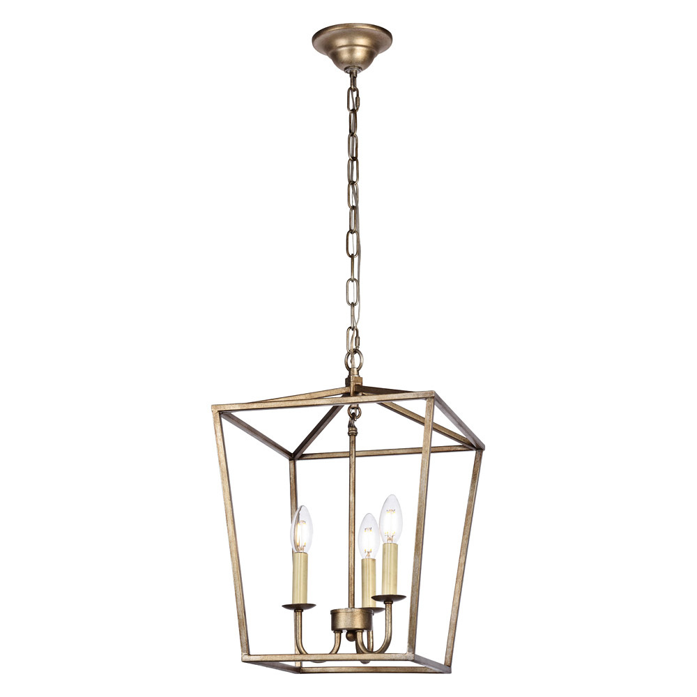 Elegant Maddox 1-Light Pendant - Silver, L 12.5" (LD6008D12S)