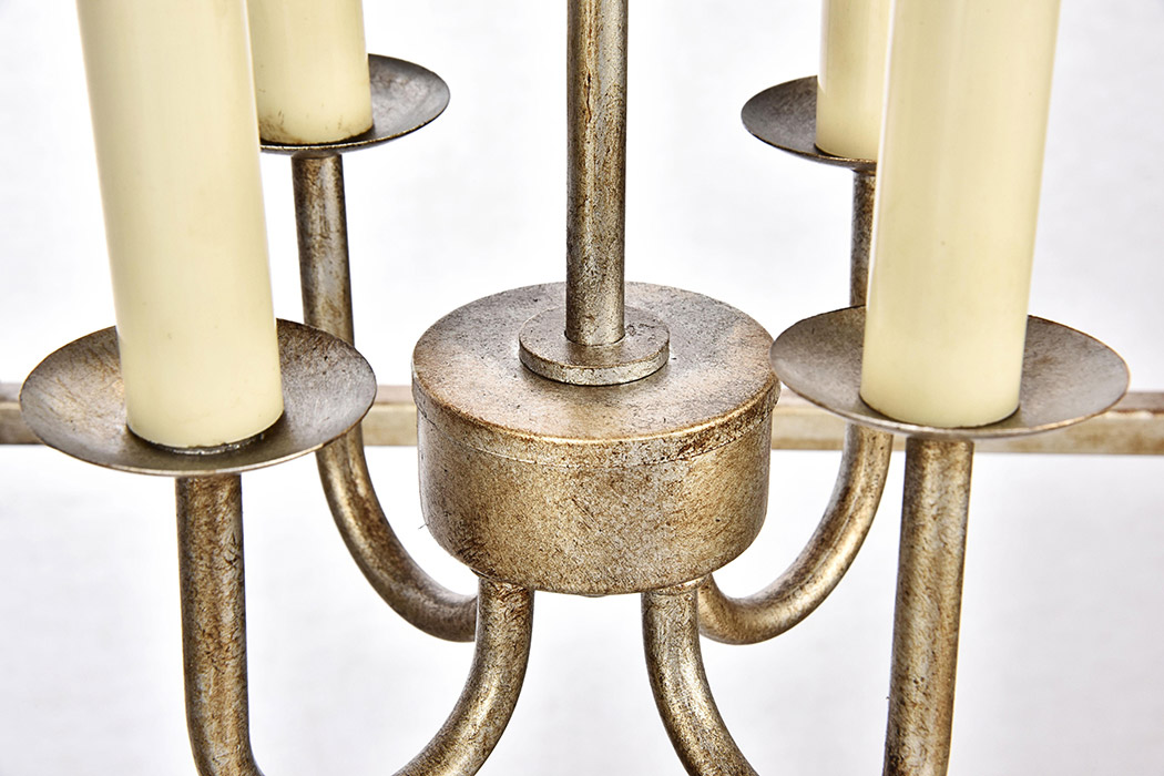 Elegant Maddox 1-Light Pendant - Silver, L 17" (LD6008D17S)