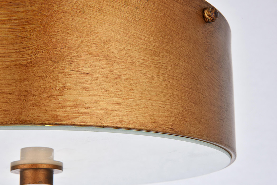 Elegant Flush Mount Light - Vintage Gold (LD6022)