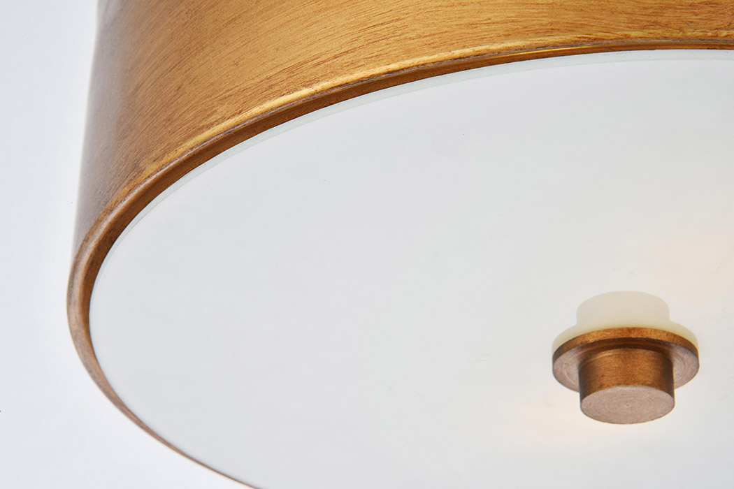 Elegant Flush Mount Light - Vintage Gold (LD6022)