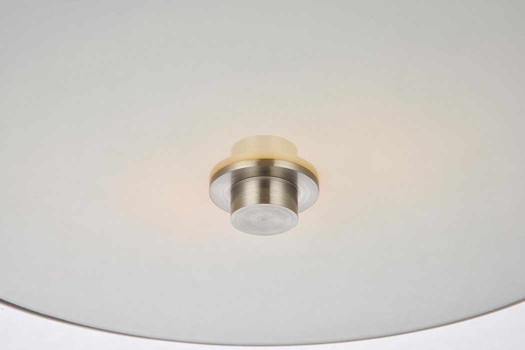 Elegant Flush Mount Light - Burnished Nickel (LD6025)