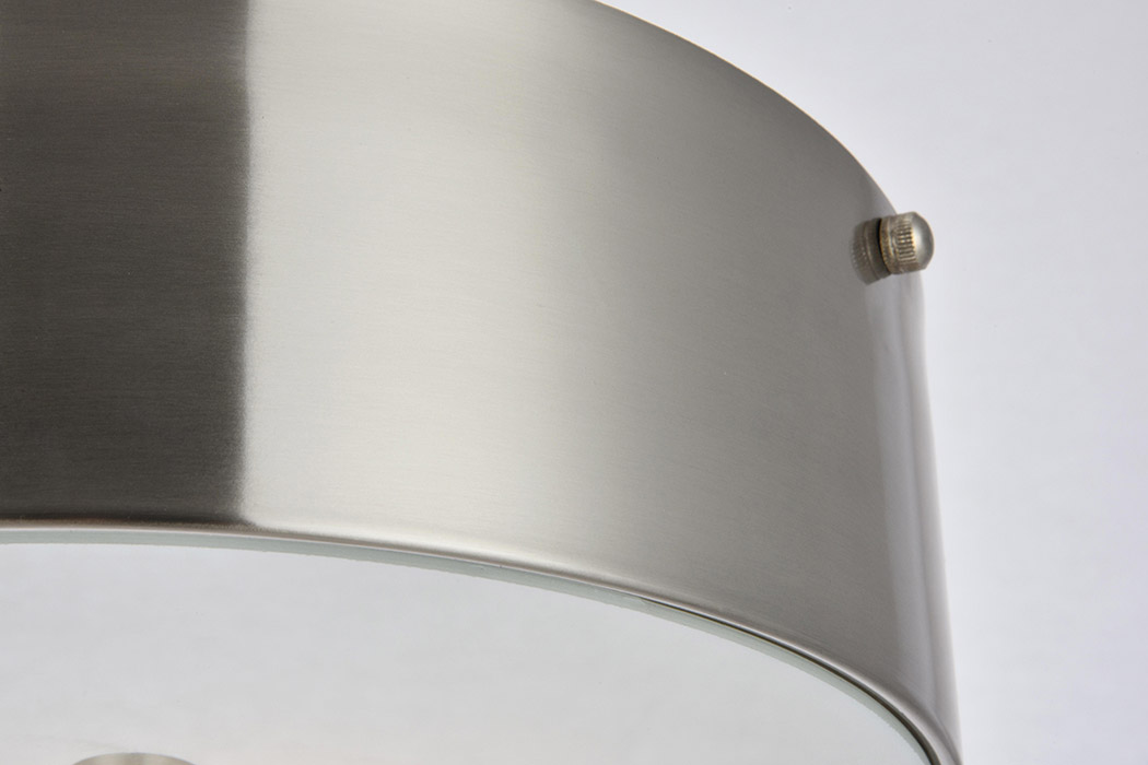 Elegant Flush Mount Light - Burnished Nickel (LD6025)