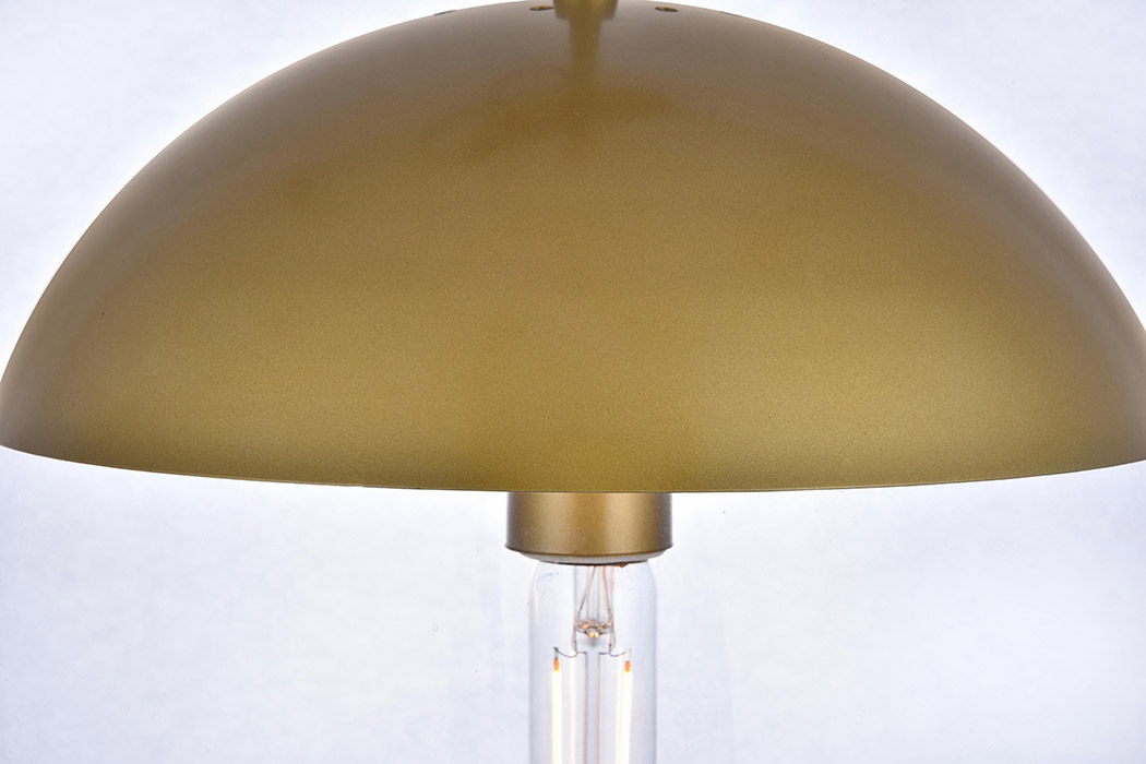 Elegant Pendant Light - Brass, L 12" (LD6043BR)