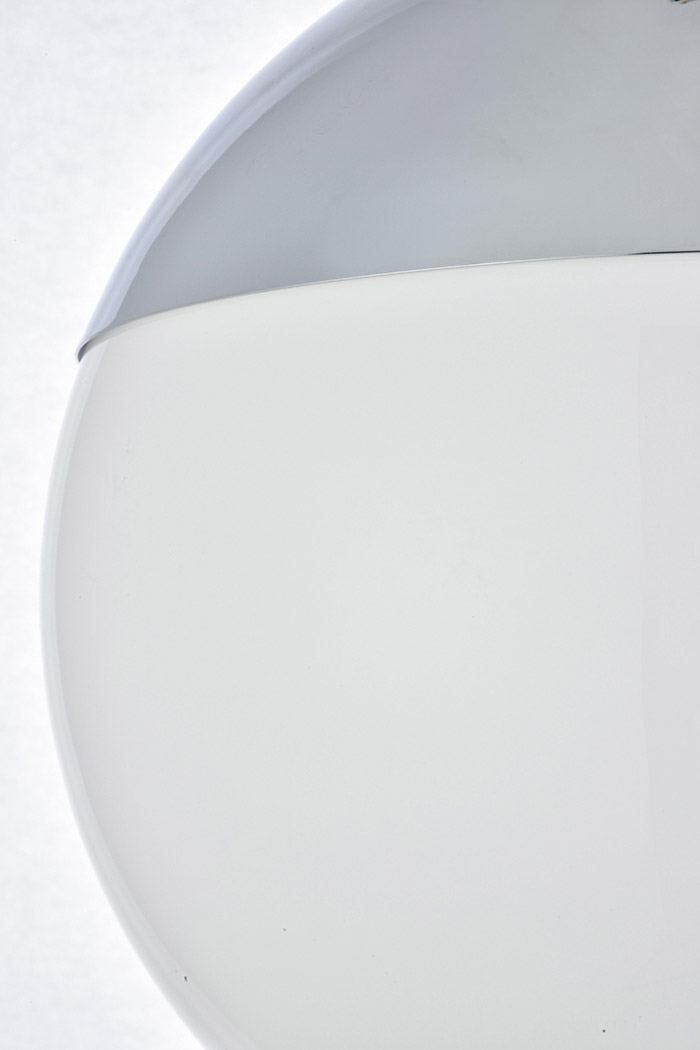 Elegant Pendant Light - Chrome/Glass Matte, L 14" (LD6046C)