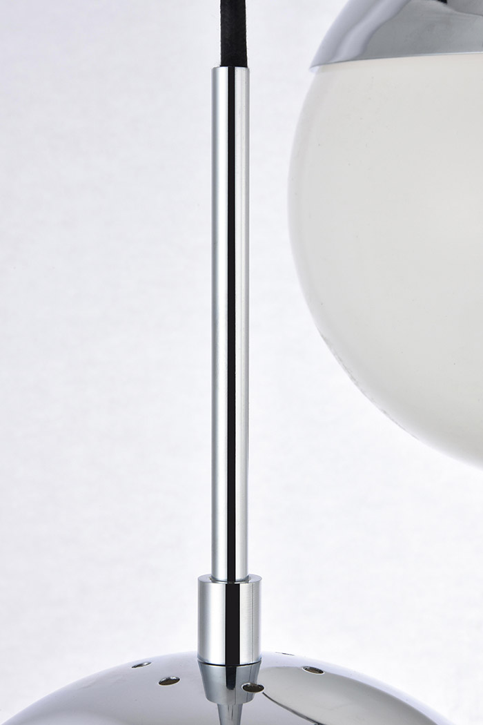 Elegant Pendant Light - Chrome/Glass Matte (LD6088C)
