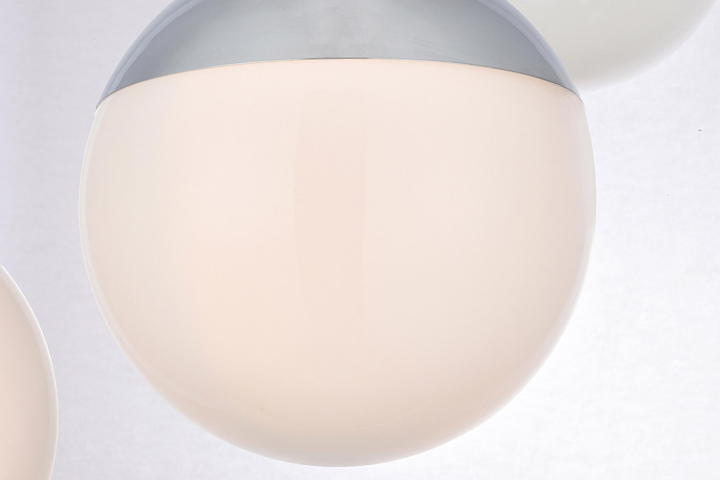 Elegant Pendant Light - Chrome/Glass Matte (LD6088C)