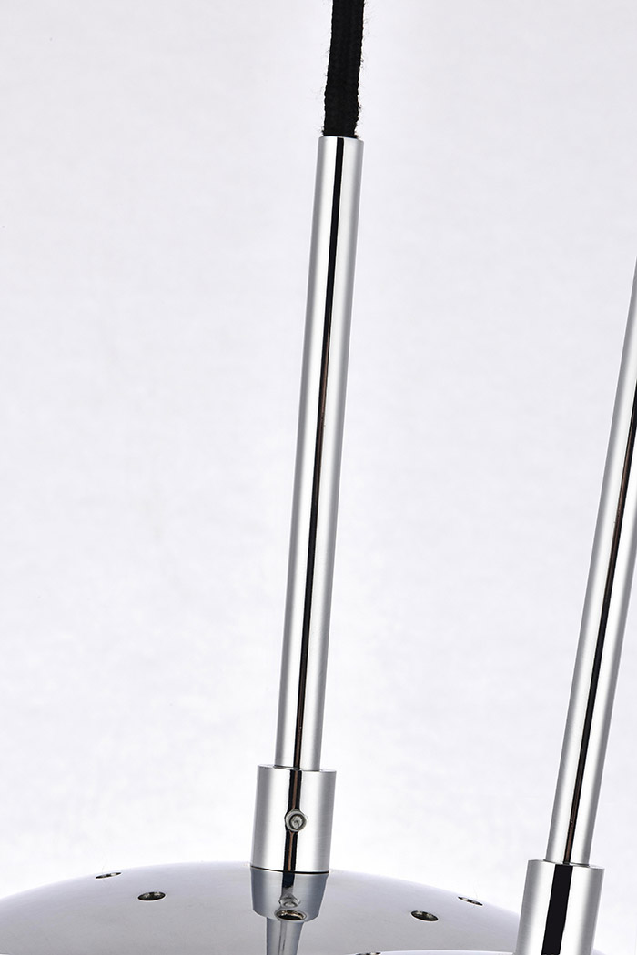 Elegant Pendant Light - Chrome/Glass Matte (LD6094C)