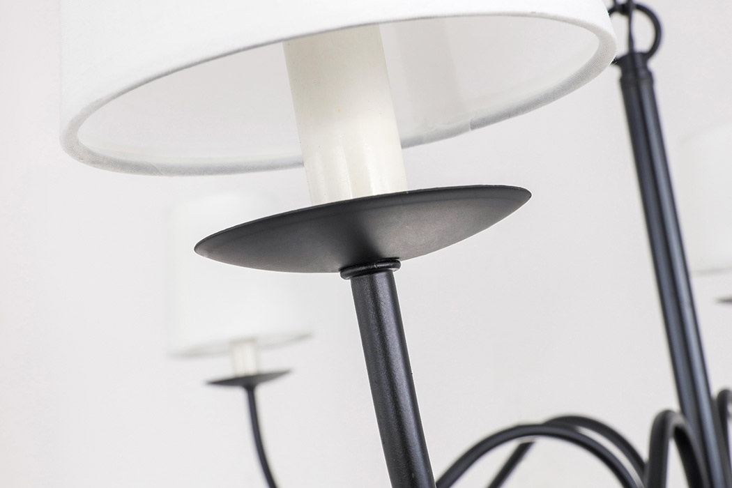 Elegant Chandelier - Black (LD6103D37BK)