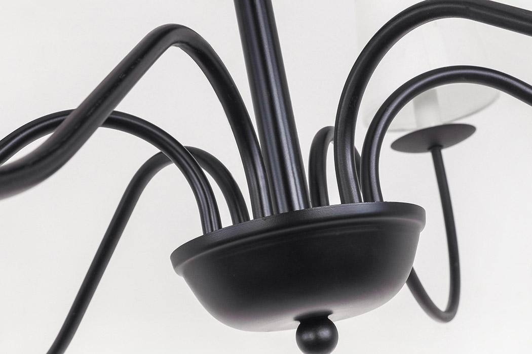 Elegant Chandelier - Black (LD6103D37BK)