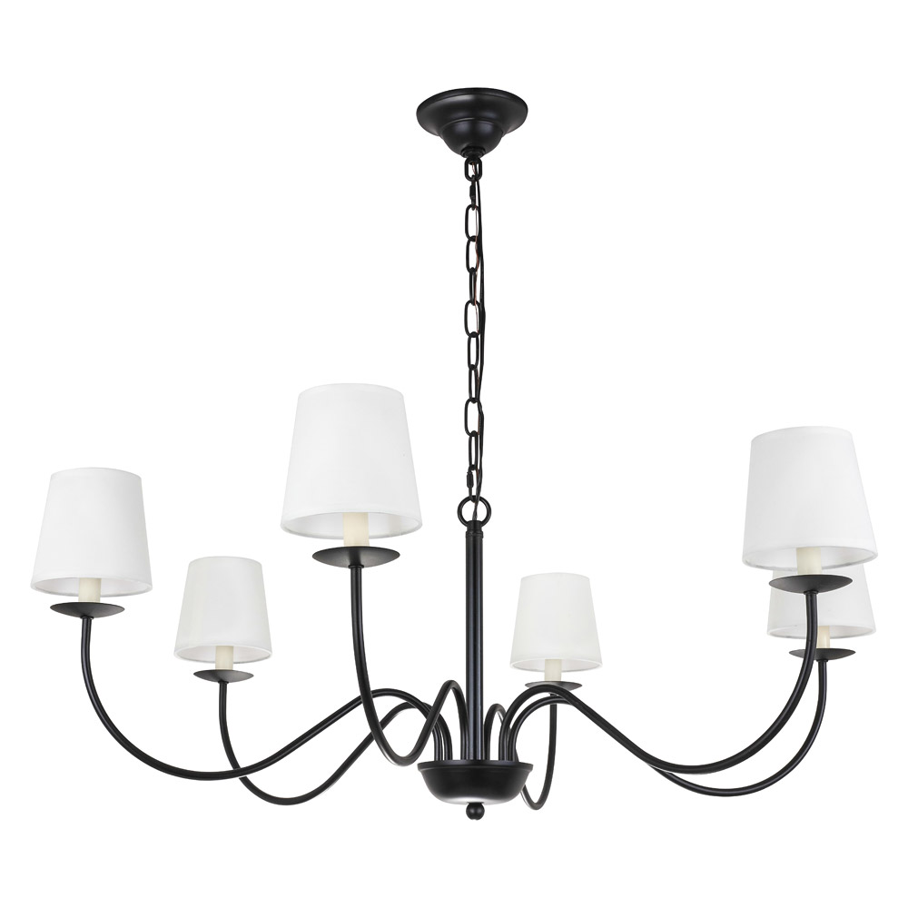 Elegant Chandelier - Black (LD6103D37BK)