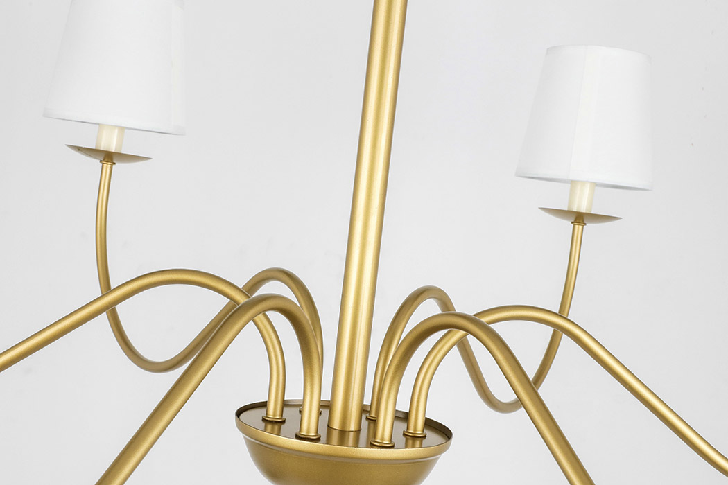 Elegant Chandelier - Brass (LD6103D37BR)