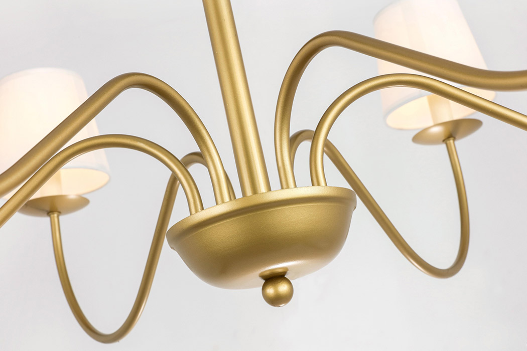 Elegant Chandelier - Brass (LD6103D37BR)
