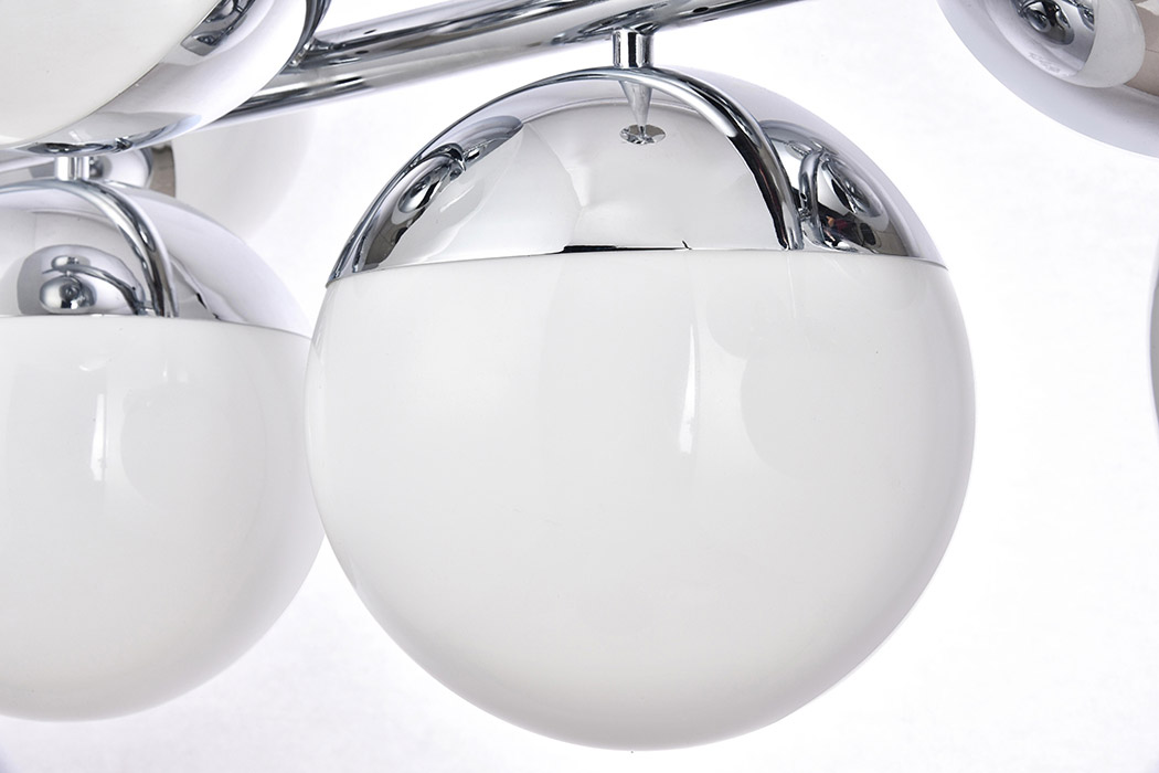 Elegant Pendant Light - Chrome/Glass Matte (LD6136C)