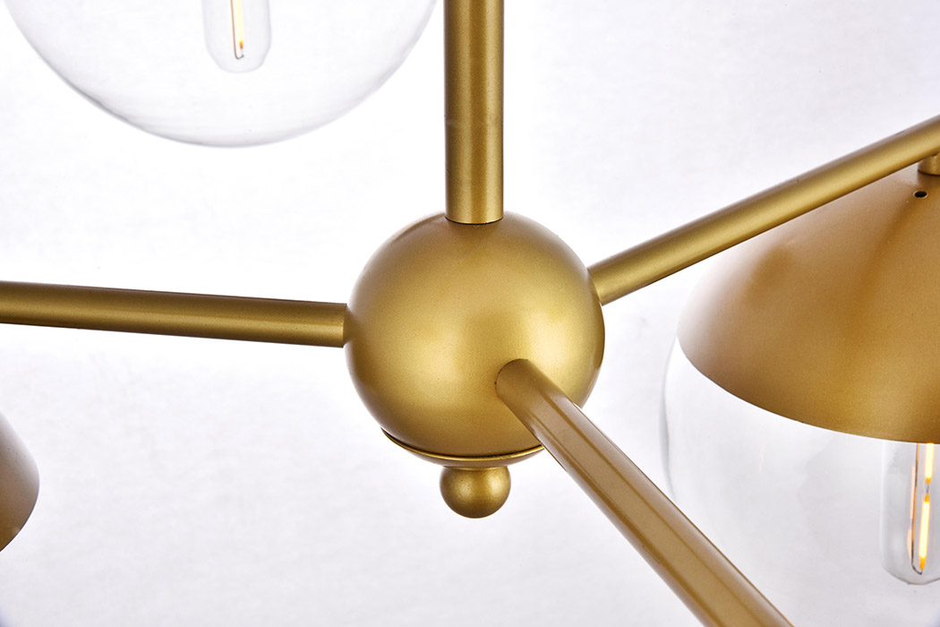 Elegant Pendant Light - Brass (LD6145BR)