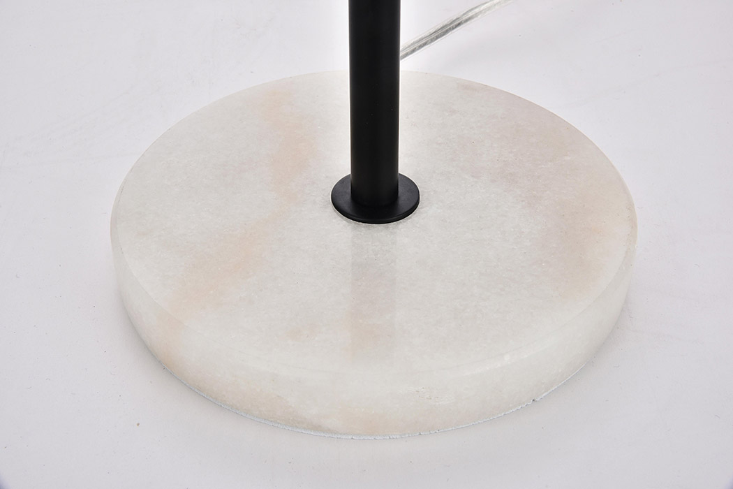 Elegant LED Table Lamp - Black/Glass Matte (LD6152BK)