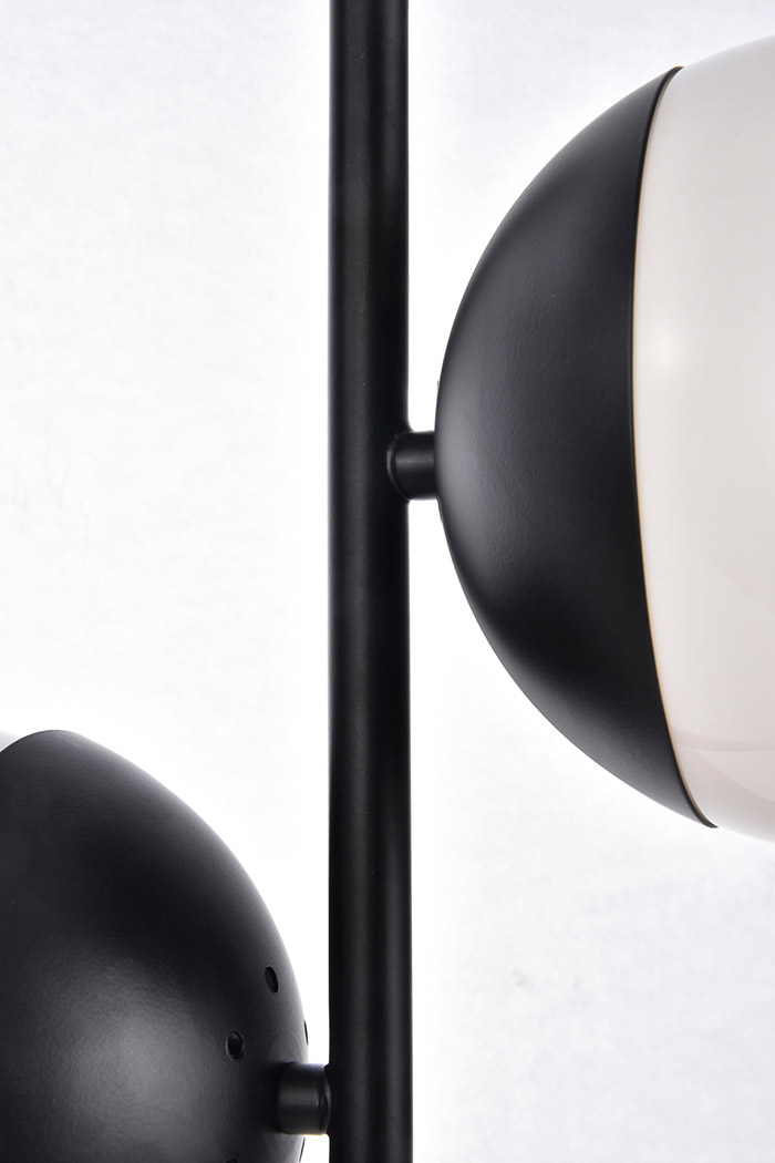 Elegant LED Table Lamp - Black/Glass Matte (LD6152BK)