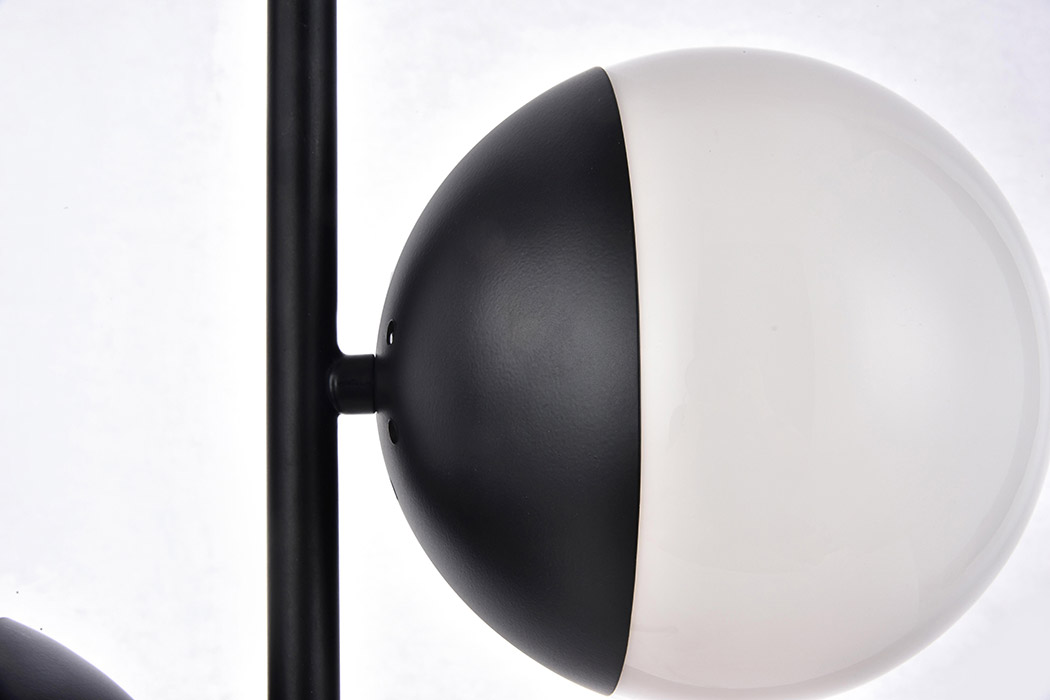 Elegant LED Table Lamp - Black/Glass Matte (LD6152BK)
