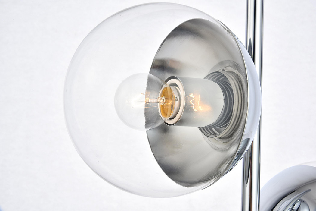 Elegant LED Table Lamp - Chrome (LD6155C)