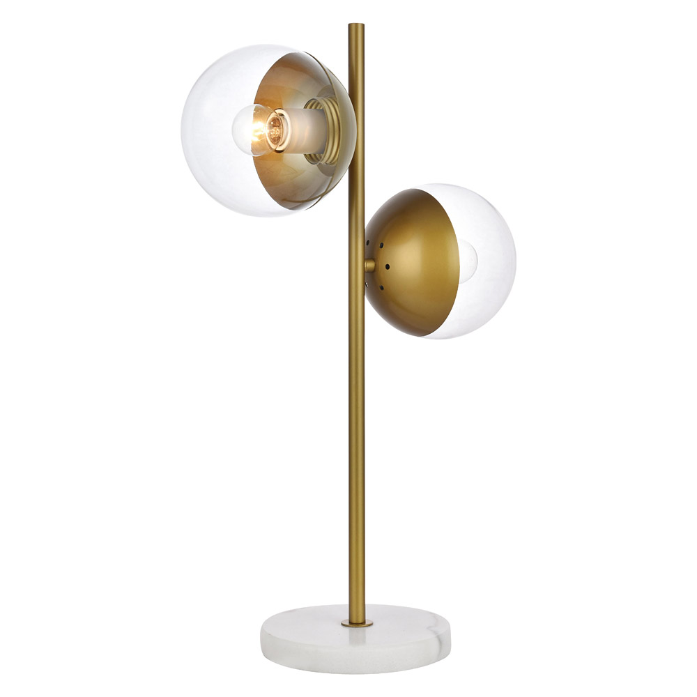 Elegant LED Table Lamp - Brass (LD6157BR)