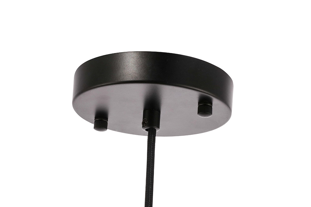 Elegant Pendant Light - Black, L 8" (LD6198BK)