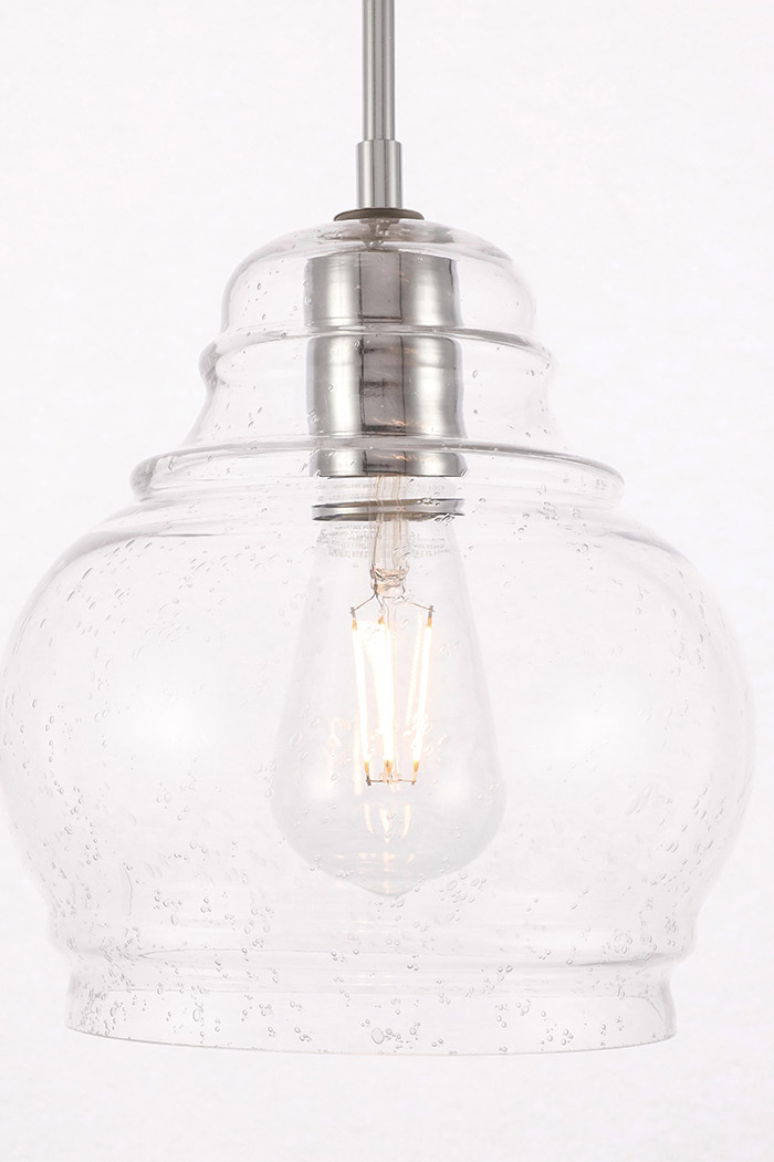 Elegant Pendant Light - Chrome, L 8" (LD6199C)