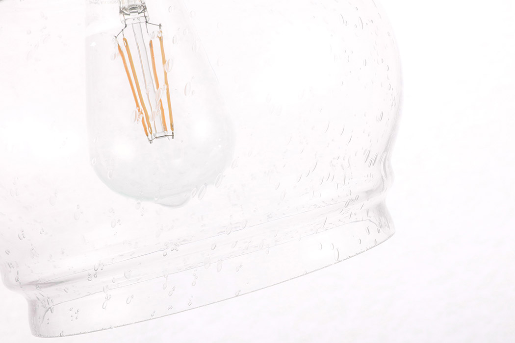 Elegant Pendant Light - Brass, L 8" (LD6200BR)